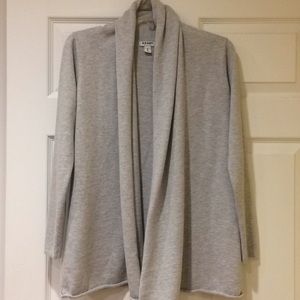 Gray cardigan